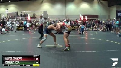 195 lbs Round 3 (6 Team) - Easton Phipps, Attrition Wrestling vs Hunter Crabtree, Indiana Outlaws Black