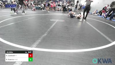 80/86 lbs Rr Rnd 4 - Kieran Caldwell, Pauls Valley Panther Pinners vs Brennan Guerra, Newcastle Youth Wrestling