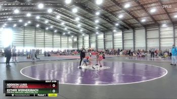 75 lbs Cons. Round 3 - Addison Lugo, Lady Jaguar Warriors vs Esther Wernersbach, Central Kentucky Wrestling Clu