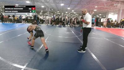 72 lbs Round 1 (6 Team) - Nicholas DiGiovanni, Pride WC vs Declan Stangl, Brawler Elite