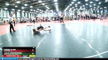 76 lbs Rd# 5- 3:45pm Friday Final Pool - Zavier Olver, Scorpions vs Colin Lewandowski, Lions Wrestling Academy