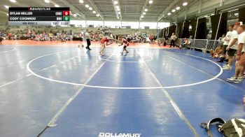 160 lbs Rr Rnd 2 - Dylan Miller, OBWC Red vs Cody Coonrod, MetroWest United Red