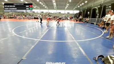 160 lbs Rr Rnd 2 - Dylan Miller, OBWC Red vs Cody Coonrod, MetroWest United Red