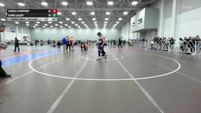 145 lbs Consi Of 16 #2 - Carlo Contino, CA vs Luke Lilley, PA