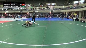 75 lbs Semifinal - Mitchell Christensen, Heartland Wrestling Academy vs Harrison Larson, Thorn Wrestling Club