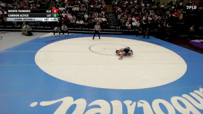 6A 106 lbs Cons. Round 3 - Monte Paredes, Westlake vs Carson Altice, Layton
