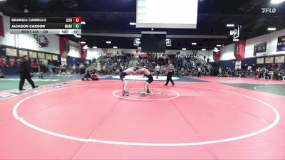138 lbs Cons. Round 3 - Jackson Carson, Murrieta Valley vs Brangli Carrillo, Citrus Hill