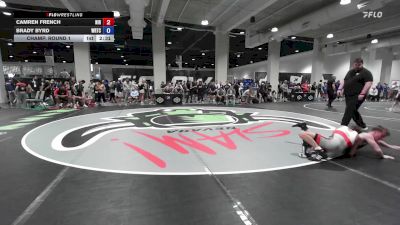 57 lbs Champ. Round 1 - Camren French, Northern Illinois RTC vs Brady Byrd, Warrior Regional Training Center