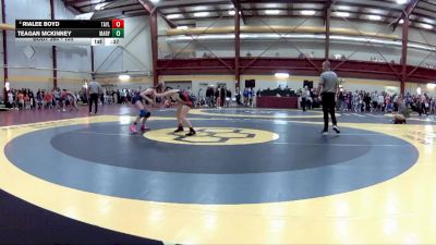 105 lbs Cons. Round 3 - Teagan McKinney, Marysville vs Rialee Boyd, Taylor County HS