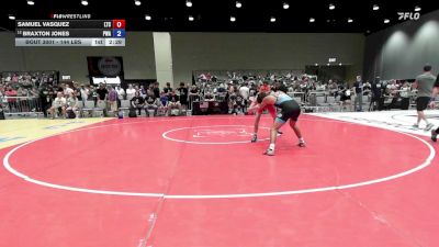 144 lbs Champ. Rd Of 32 - Samuel Vasquez, Leavenworth Takedown Club vs Braxton Jones, Primal Wrestling Academy