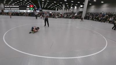 59 lbs Cons. Rd Of 32 - Blake Splendore, Ubasa Wrestling Academy vs Huxtin Anderson, Berge Elite Wrestling Academy