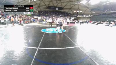 Boys 1B/2B 215 Cons. Round 1 - Kyron Clovis, Asotin vs Jace Lavendar, Rainier