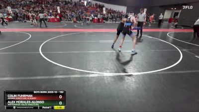 150 lbs Cons. Round 2 - Colin Fuhrman, Askren Wrestling Academy vs Alex Morales-Alonso, Whitewater Youth Wrestling