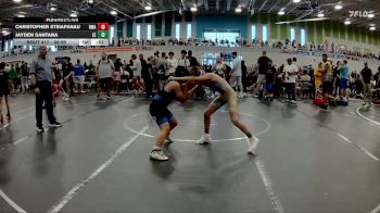 88-95 lbs Semifinal - Christopher Stsiapanau, Roundtree Wrestling Academy vs Jayden Santana, Eagle Empire