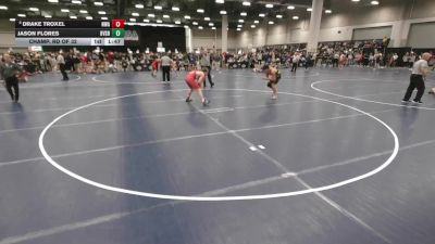 157 lbs Champ. Rd Of 32 - Jason Flores, Blue Valley Southwest High School Wrestling vs Drake Troxel, Nebraska Wrestling Academy