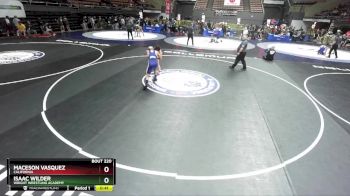 175 lbs Cons. Round 2 - Isaac Wilder, Wright Wrestling Academy vs Maceson Vasquez, California