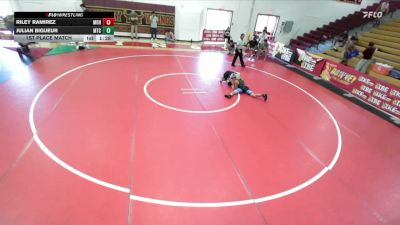 113 lbs 1st Place Match - Julian Bigueur, MTC vs Riley Ramirez, Pounders WC