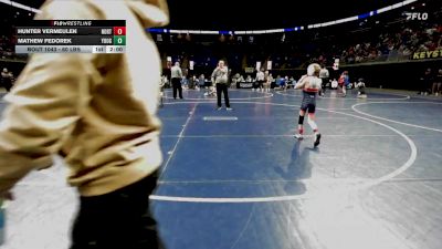 60 lbs Round Of 32 - Hunter Vermeulen, Northwestern Lehigh vs Mathew Fedorek, Yough