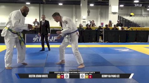 Destin Jovan White vs Benny Ka Pang Lee 2026 American National IBJJF Jiu-Jitsu Championship