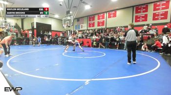 144 lbs Round Of 32 - Waylon Mcleland, Dewar HS Boys vs Austin Brooks, Wilburton Schools