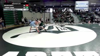 132 lbs Champ. Round 1 - Henry Jones, Benedictine College Prep vs Kellen Duffy, Christian Brothers Academy