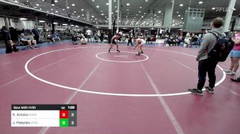 115 lbs Semifinal - Santino Aniska, Mat Assassins Gray vs Jackson Peeples, Sly Fox Wrestling Club Gray