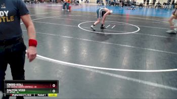 160 lbs Quarterfinals (8 Team) - Dalton Voss, St. Peter vs Creed Koll, UNC (United North Central)