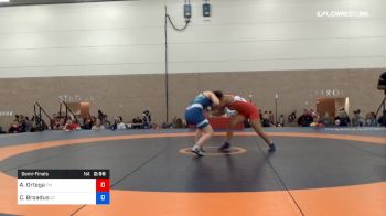65 kg Semifinal - Ashlynn Ortega, Team Tennessee vs Cara Broadus, Team Connecticut