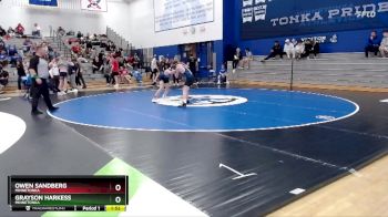 133 lbs Round 6 - Grayson Harkess, Minnetonka vs Owen Sandberg, Minnetonka