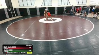 125 lbs Cons. Round 4 - Sarah Helm, Pinedale vs Zuri Saunders, Central