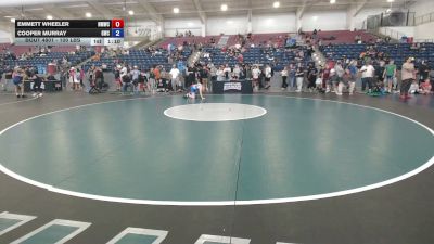 100 lbs Champ. Rd Of 16 - Emmett Wheeler, North Montana Wrestling Club vs Cooper Murray, Grindhouse Wrestling Club