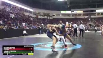 5A 195 lbs Quarterfinal - Noah Lorimer, Rio Rancho vs Jake Fuentes, Carlsbad