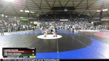 144 lbs Quarterfinal - Breyden Childress, Marysville Wrestling Club vs Carter Richter, White Center Warriors Wrestling Club