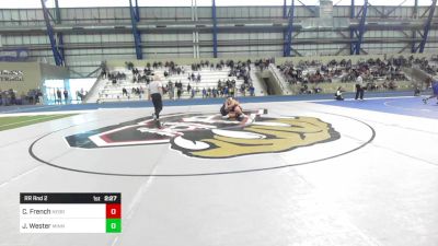 174B Rr Rnd 2 - Cooper French, Nebraska vs Jed Wester, Minnesota