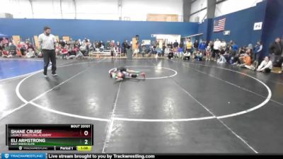 70 lbs Champ. Round 1 - Eli Armstrong, East Idaho Elite vs Shane Cruise, Legacy Wrestling Academy