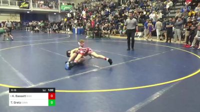 107 lbs R-16 - Keegan Bassett, Bishop McCort vs Tommy Gretz, Connellsville