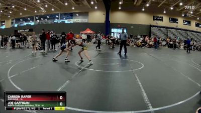 92 lbs Round 3 (8 Team) - Carson Raper, Ohio Gold vs Joe Gaffigan, North Carolina National Team