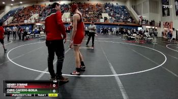 138 lbs Champ. Round 2 - Henry O`Birne, The Heights School vs Chris Caicedo-Borja, Good Counsel