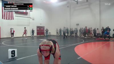 113 lbs Champ. Round 1 - Henry Bixler, Twin Lakes vs Parker Barnard, Lafayette Jeff