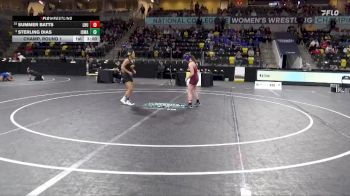 103 lbs Champ. Round 1 - Sterling Dias, Iowa vs Summer Batts, Lock Haven University