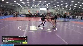120 lbs Champ. Round 1 - Dylan Coward, Powhatan vs Bryan Johnson, Broad Run
