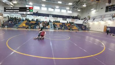 132 lbs Cons. Semi - Jayden Olheiser, Riverton vs Brayden Harris, Lovell