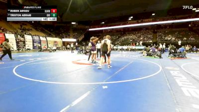 215 Class 4 lbs Champ. Round 1 - Triston Abram, Christian Brothers College vs Ruben Arvizu, Ozark