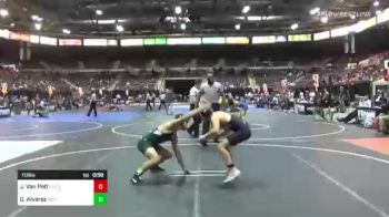 113 lbs Consi Of 8 #1 - Jase Van Pelt, Team Champs vs Oscar Alvarez, Victory Wrestling