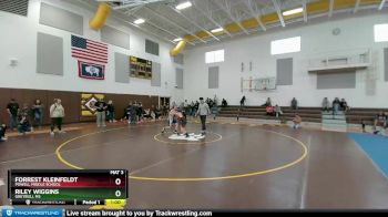 91 lbs 3rd Place Match - Riley Wiggins, Greybull MS vs Forrest Kleinfeldt, Powell Middle School