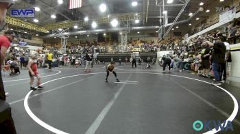 49 lbs Round Of 16 - Brett Moore, Plainview Youth Wrestling Club vs Franciso Lopez, OKC Saints Wrestling