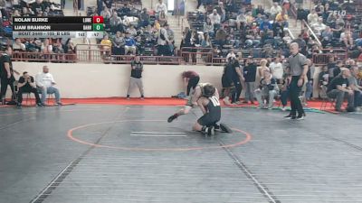 105_B lbs Consi Of 8 #1 - Nolan Burke, Lower Moreland vs Liam Brannon, Danville
