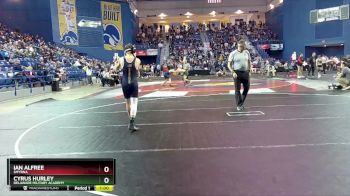113 lbs Cons. Round 1 - Cyrus Hurley, Delaware Military Academy vs Ian Alfree, Smyrna
