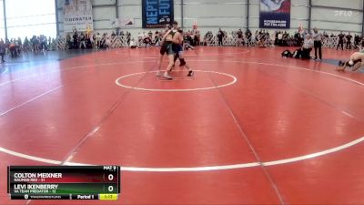 110 lbs Rd# 8- 12:30pm Saturday Final Pool - Colton Meixner, Nauman Red vs Levi Ikenberry, VA Team Predator