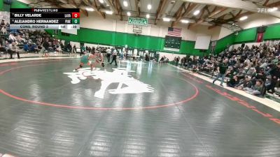 215 lbs Cons. Round 3 - Billy Velarde, Lander Valley vs Alejandro Hernandez, Pinedale